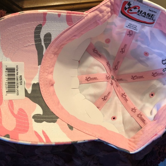 Ladies #8 Dale Jr. Budweiser Camo strap back hat. - Picture 6 of 7
